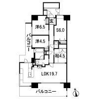 Floor: 3LDK + S, the occupied area: 88.51 sq m, Price: 34,153,000 yen ~ 37,650,200 yen