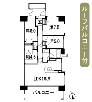 Floor: 4LDK, the area occupied: 86.1 sq m, Price: 39,203,600 yen