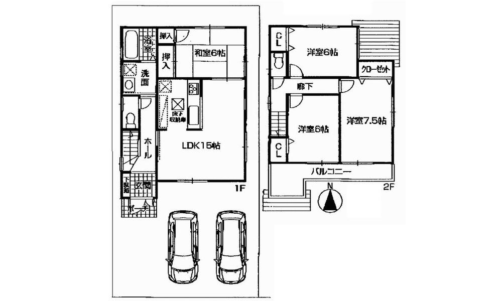 Floor plan. 23.8 million yen, 4LDK, Land area 116.22 sq m , Building area 94.77 sq m