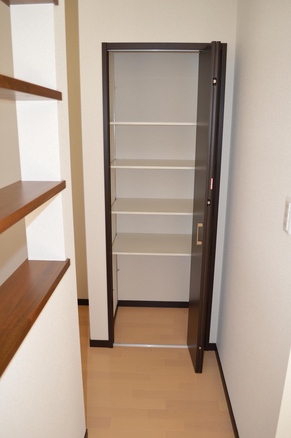 Kitchen. Convenient storage in the kitchen next to