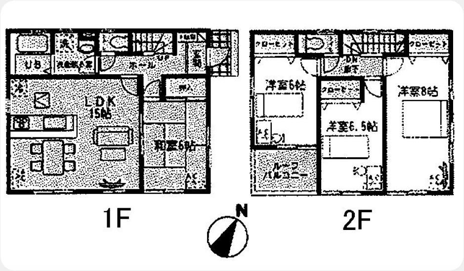 Floor plan. 32,800,000 yen, 4LDK, Land area 121.1 sq m , Building area 98.38 sq m