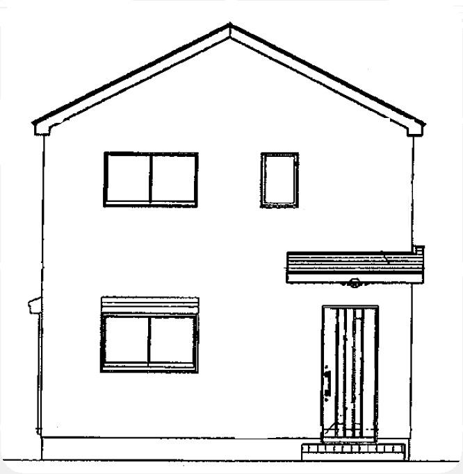 Rendering (appearance). East side elevational view