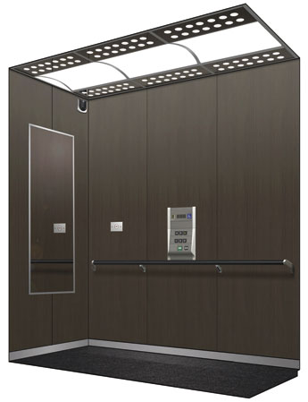 Other.  [Elevator of barrier-free specification] Wheelchair for the operation panel is in the elevator, We established the Braille plate. Set up a mirror in the back, Getting on and off to be able to smoothly wheelchair even when the back. You can also use it at ease people with disabilities. (Same specifications)