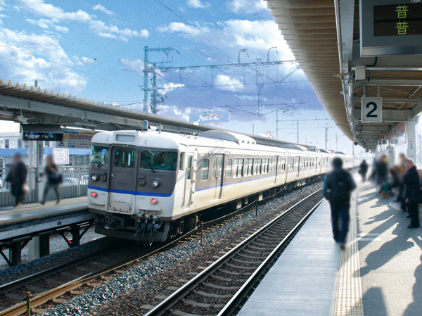 Surrounding environment. JR "Shin Inokuchi" station (about 390m / A 5-minute walk)