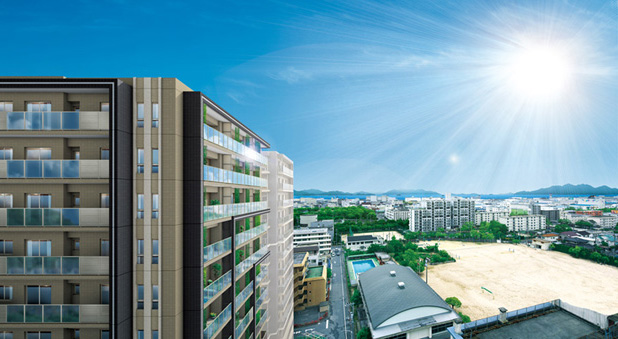 Lions Shin Inokuchi Bright season. (living ・ kitchen ・ bath ・ bathroom ・ toilet ・ balcony ・ terrace ・ Private garden ・ Storage, etc.)