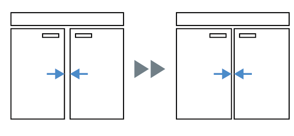 Bathing-wash room.  [Clean the door Chile] To minimize the gap between the door, Thin and finished beautifully. (Conceptual diagram)