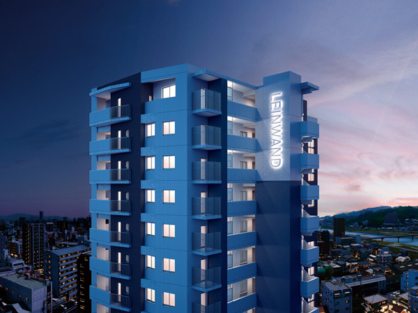 Buildings and facilities. Suitable to house to draw a happy style, Give a sophisticated impression in the modern "line Wand Mitaki park" all 44 House of building design. Color ring tones and white, Look with quality in Sharp brought by Marion and horizontal line leading to the sky, Familiar with the green landscape of the park, Plug melts beautifully in the city of calm Mitaki. From the design of the form up to the shading and detail, Carefully planning has been Hokorashiki Residence. (Exterior view)