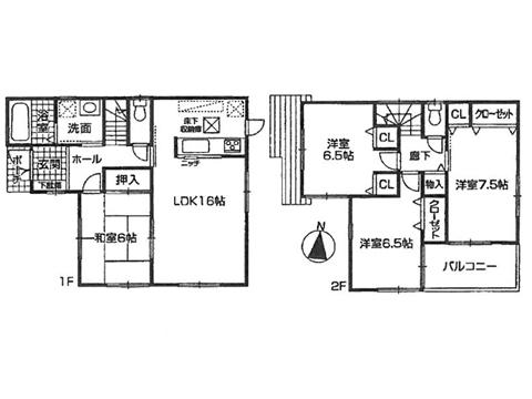 Floor plan. 24,800,000 yen, 4LDK, Land area 170 sq m , Building area 98.82 sq m ※ Floor plan current state priority