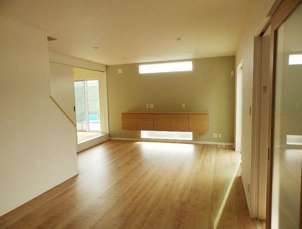 Living. Living room seen from the kitchen