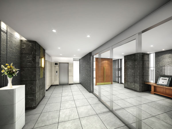 Shared facilities. Entrance Hall Rendering