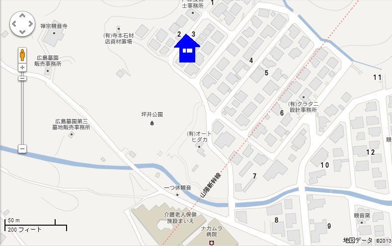 Other local. Kannondai 1-chome map