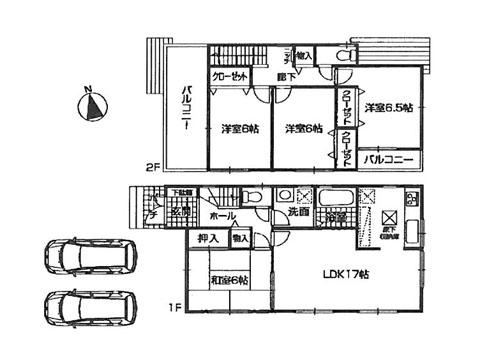 Floor plan. 33,800,000 yen, 4LDK, Land area 150.01 sq m , Building area 98.82 sq m