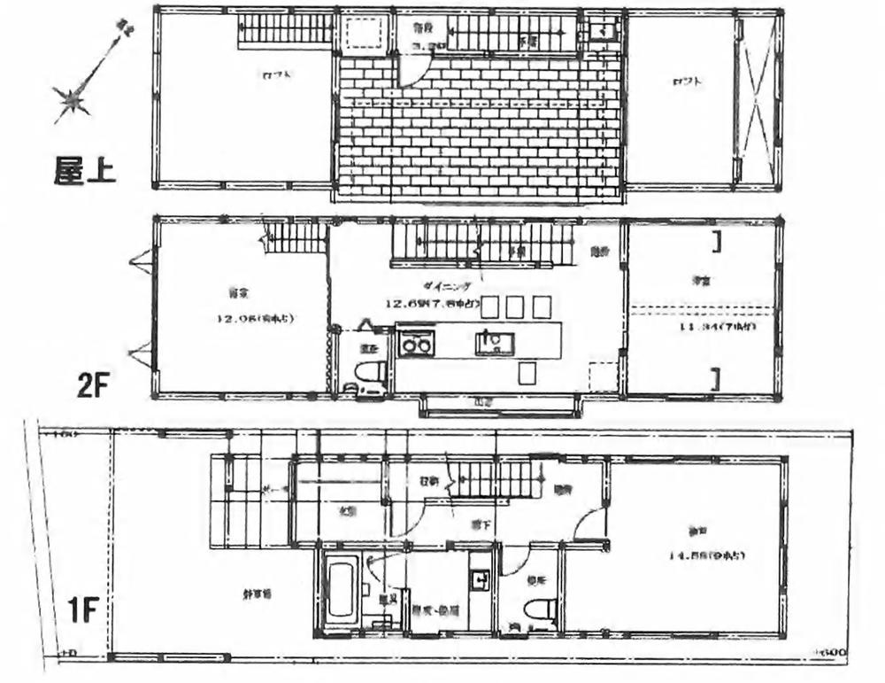 Floor plan. 27,900,000 yen, 2LDK, Land area 79.98 sq m , Building area 98.54 sq m current state priority