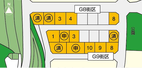 Compartment figure. Land prices -  ※ Compartment Figure