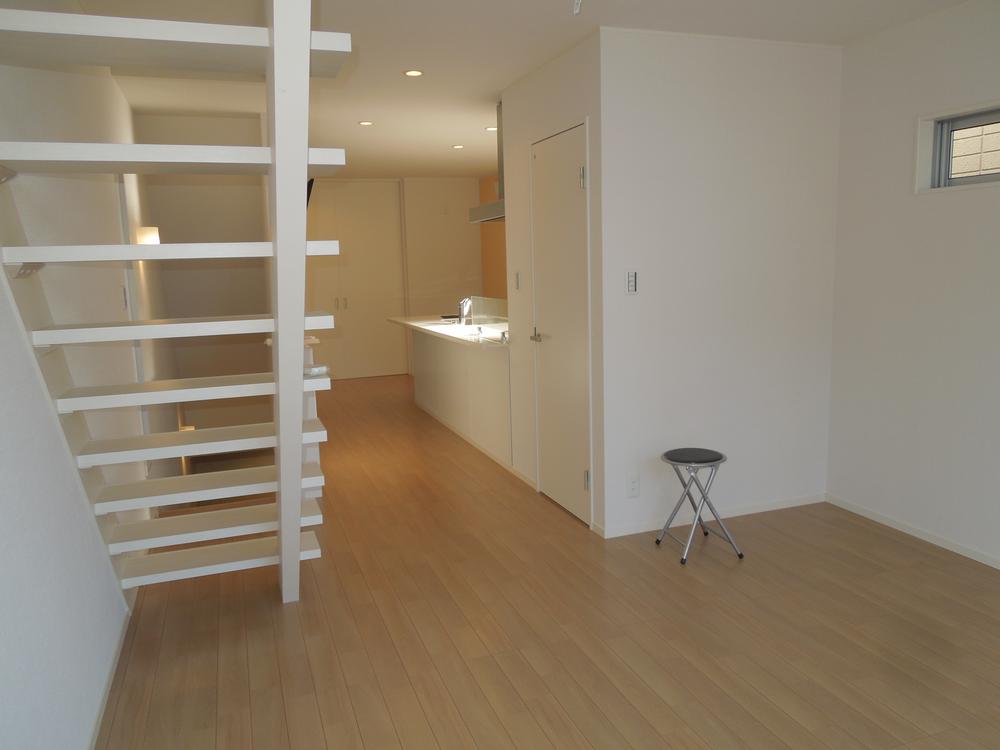 Living. Living following the kitchen