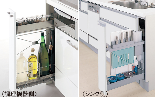 Kitchen. Twins slide