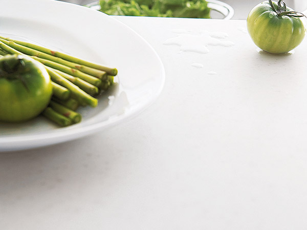 Kitchen. Artificial marble counter
