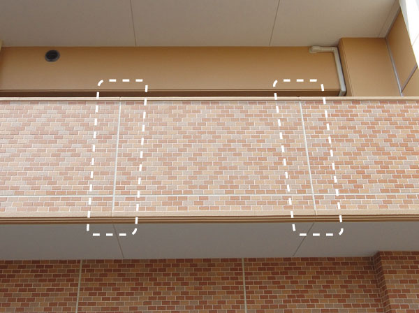 Building structure.  [Induce joint] By providing the induction joint in strategic points, Implementation cracking measures. By inducing joint to absorb the expansion and contraction of the outer wall, It reduces that the cracks to expand.