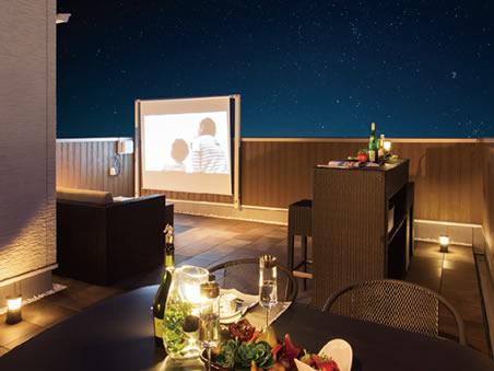 exhibition hall / Showroom. We have gotten a good reputation, "the house with a rooftop theater" is also, Because custom home you can have orchid architecture / Reference Photo: Hiroshima Branch Permanent Exhibition Hall