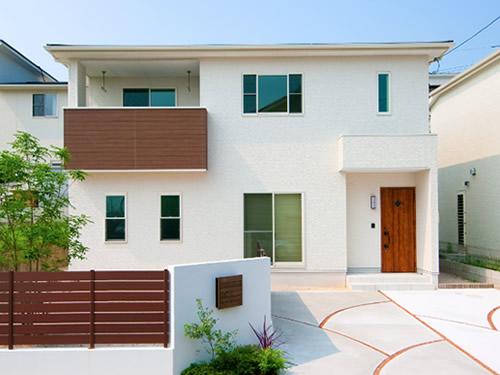 Building plan example (exterior photos). Our construction plan example / Wakabadai sale already listing