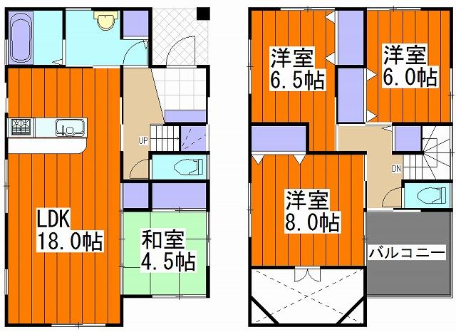 Floor plan. 24,900,000 yen, 4LDK, Land area 160.24 sq m , Building area 112.61 sq m