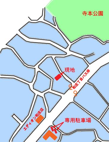 Local guide map. Your visitors like a private car park