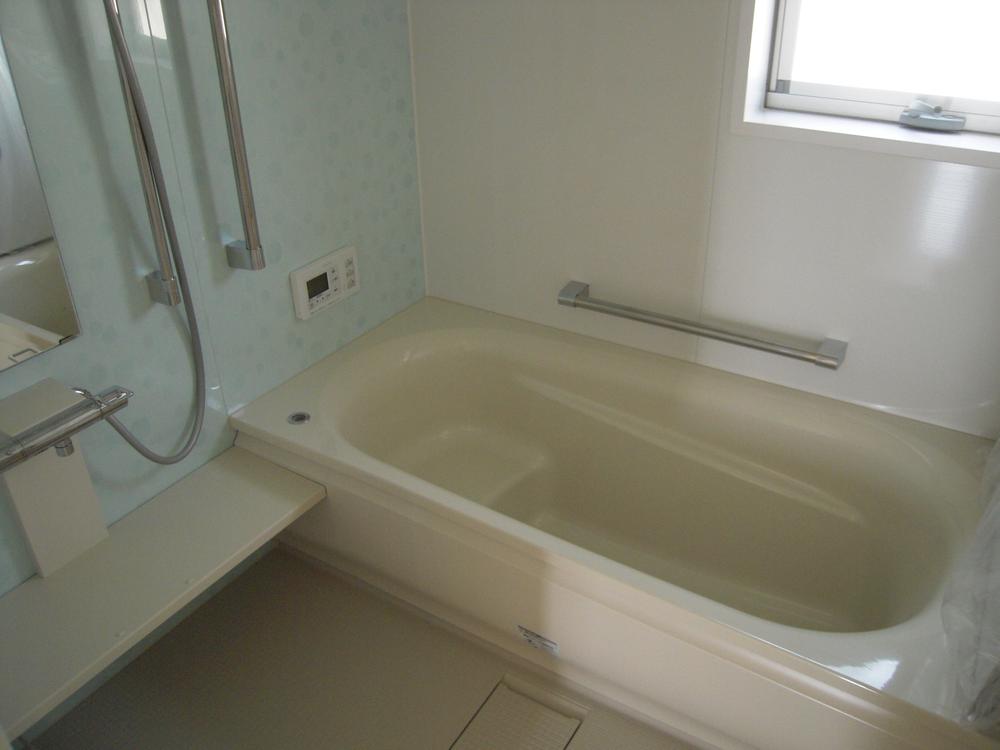 Bathroom. In a relaxed manner