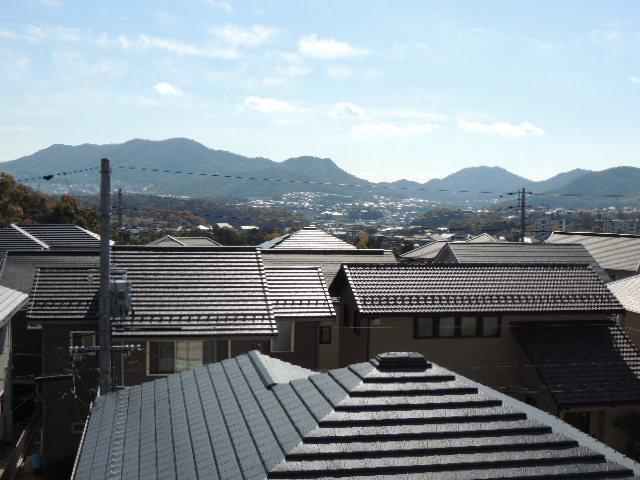 View photos from the dwelling unit. It looks far mountain, Mood is exhilarating. 