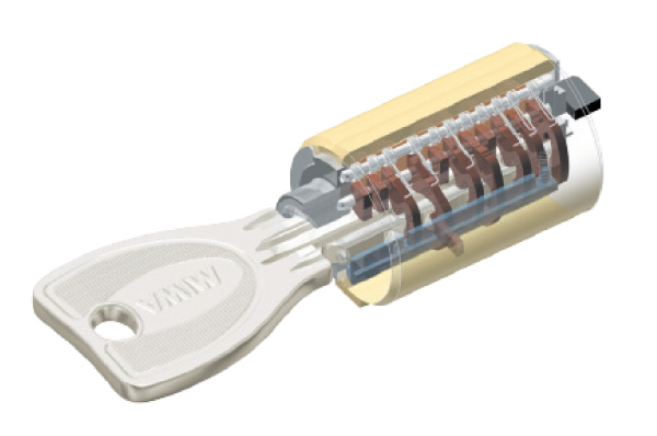 Security.  [Push-pull handle + double lock PR cylinder lock] Of the entrance door handle Press " ・ Push-pull handle that can open and close the door to easy just pull ". Key has enhanced crime prevention adopted in the double lock the PR cylinder lock to prevent picking in the elaborate structure.