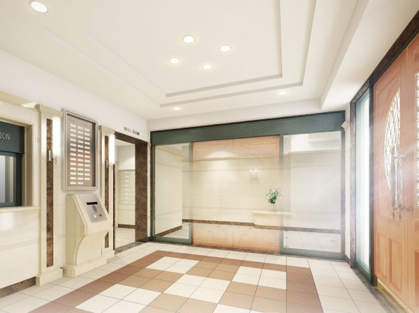 Shared facilities. Entrance Hall Rendering