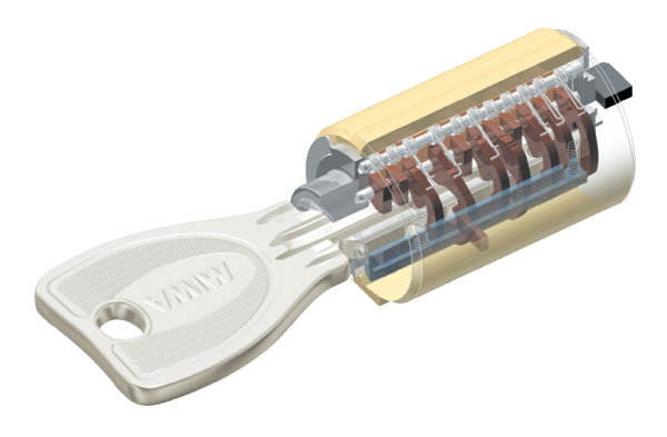 Security.  [PR cylinder lock of the push-pull handle + double lock] Of the entrance door handle Press " ・ Push-pull handle that can open and close the door to easy just pull ". Key is adopted in the double lock the PR cylinder lock to prevent picking in the elaborate structure, Has been improved crime prevention. (Conceptual diagram)