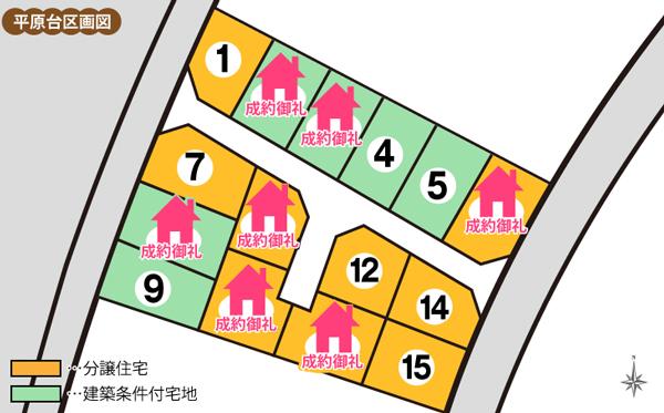 Compartment figure. Land prices -  ※ Compartment Figure