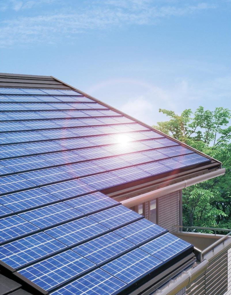 Power generation ・ Hot water equipment. About 3kW mounted solar power system! Eco & smart new life begins. 