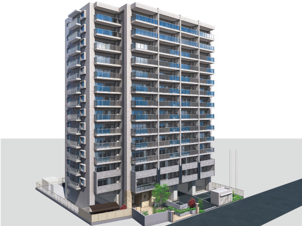 Features of the building.  [Create a new landscape that inherits the storage of Onomichi] Called "small Kyoto" of the west, Town, which is known nationally as well as the "city of the hill," "the city of literature," "city of the movie", Onomichi. We aimed the sense of oneness with nature that overflows and its historic streets of taste. Not too claiming yet modern buildings, Last pursued the presence of a part of the city landscape. (Exterior view)