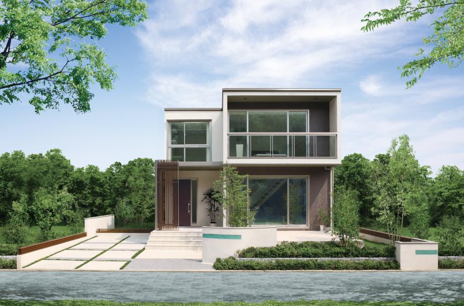 Model house photo. Model house