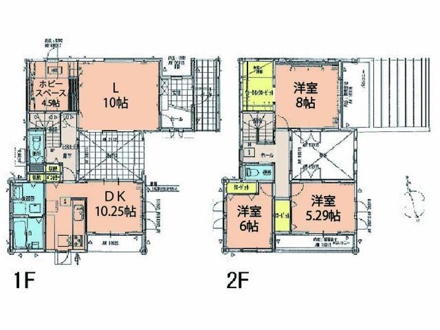 Floor plan. 26,800,000 yen, 4LDK, Land area 209.68 sq m , Building area 112.2 sq m