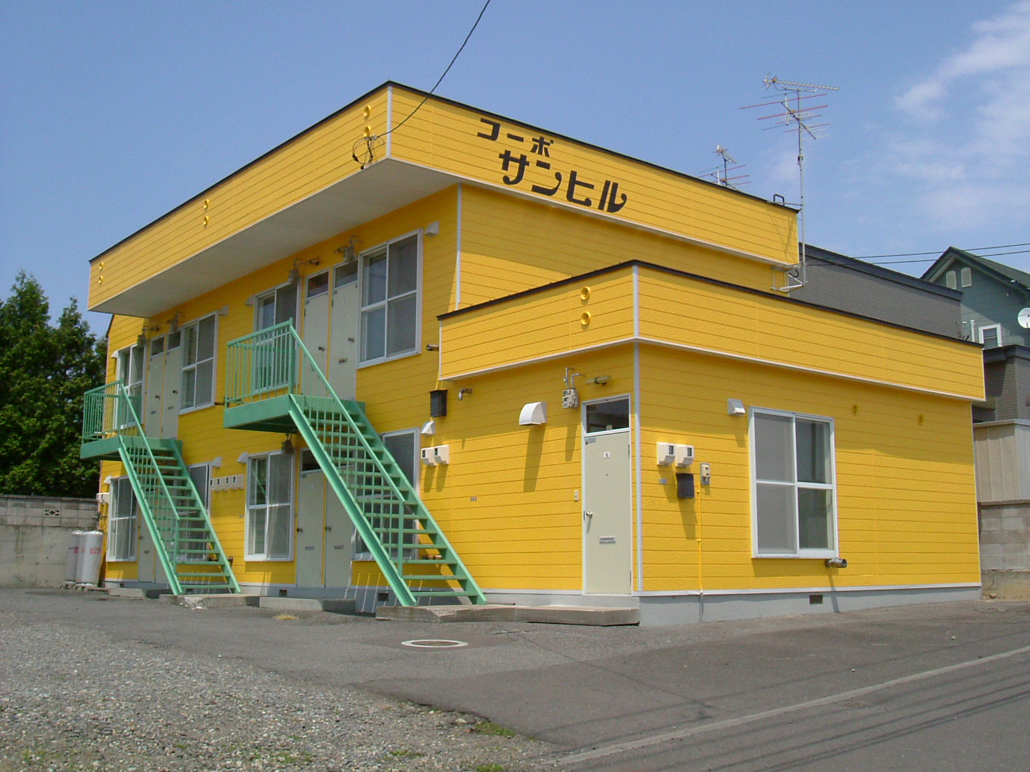 Building appearance. Vitamin is bright properties of color ☆