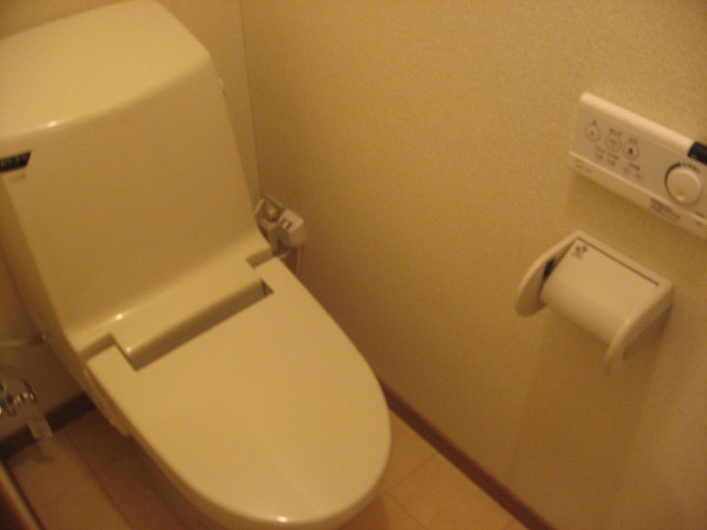 Toilet. Toilet with functionality in a warm water washing toilet seat ☆
