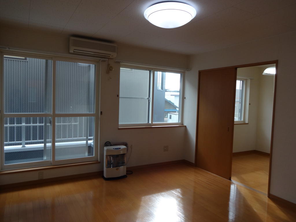 Living and room. Shiny wooden floors of living!