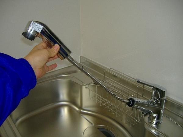 Kitchen. Sink state of extend! Hand Shower Faucets