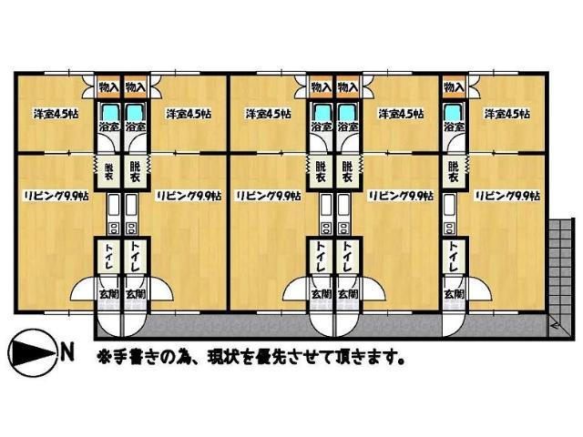 Floor plan. 22 million yen, 1DK, Land area 295.32 sq m , Building area 291.6 sq m Floor