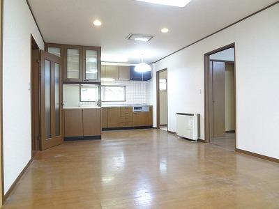 Living. Kitchen side