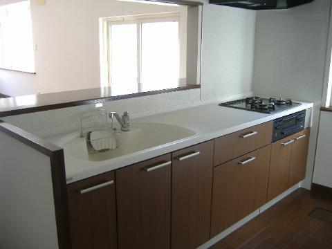 Kitchen. Lively conversations in the face-to-face kitchen