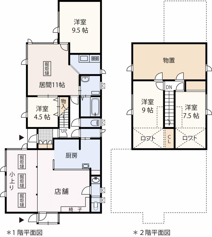 Floor plan. 25 million yen, 4LDK, Land area 1,605.46 sq m , Building area 170.64 sq m