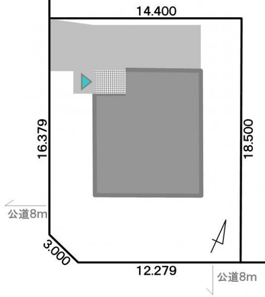 Compartment figure. 12.8 million yen, 4LDK, Land area 264.15 sq m , Building area 109.3 sq m