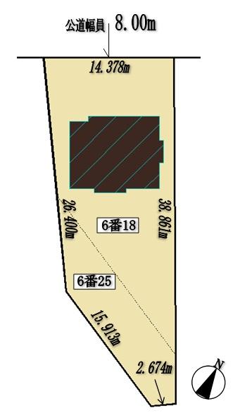 Compartment figure. 21,800,000 yen, 4LDK, Land area 440.65 sq m , Building area 151.7 sq m