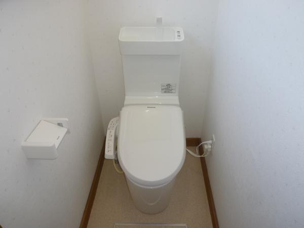 Toilet. Exchange did cleaning function toilet.