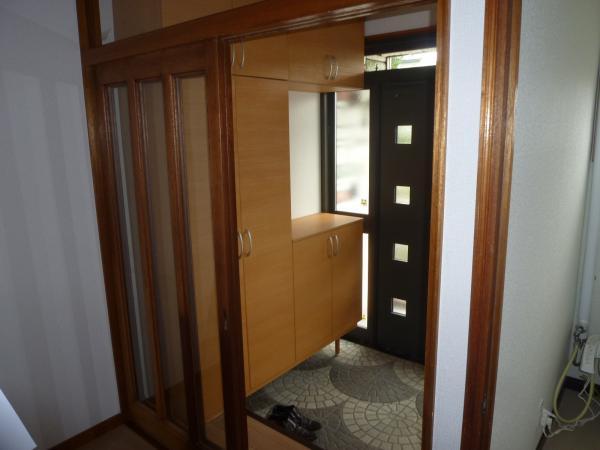 Entrance. Cupboard was newly replaced. 