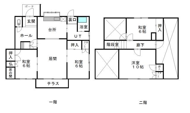 Floor plan. 4.3 million yen, 4LDK, Land area 291.61 sq m , Building area 105.99 sq m