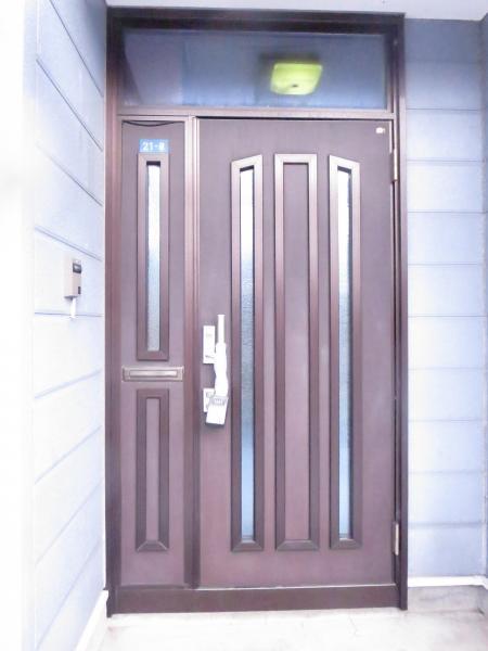 Entrance. Entrance is safe because the key exchange